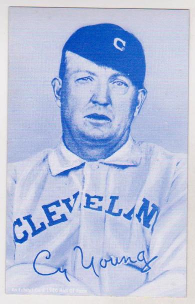 Vintage Cy Young 1980 Hall of Fame Exhibit Card Property Room