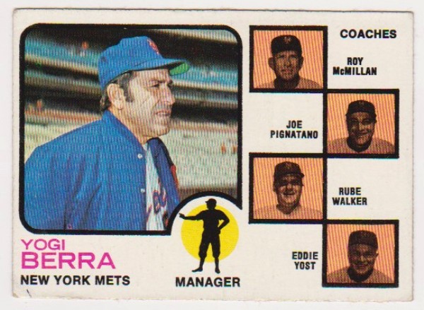 1973 Topps Yogi Berra #257 Card - HOF'er