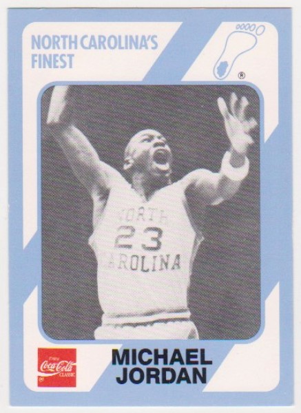 Michael Jordan 1989 North Carolina #65 College Card