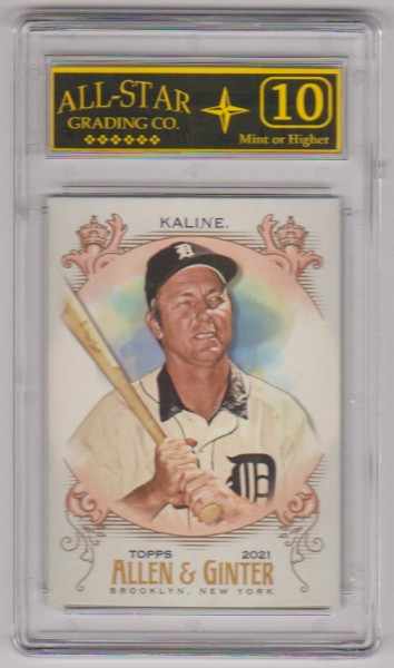 Graded 10 - Al Kaline 2021 Topps Allen & Ginter #137 Card