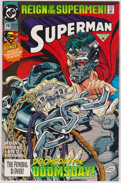 1993 DC Comics SUPERMAN #78 Issue