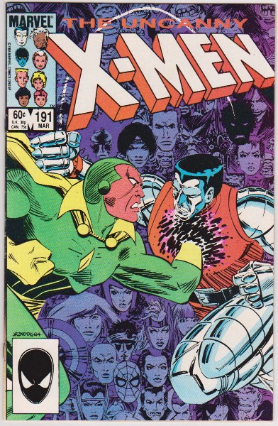 1985 The Uncanny X-Men #191 Issue - Marvel Comics