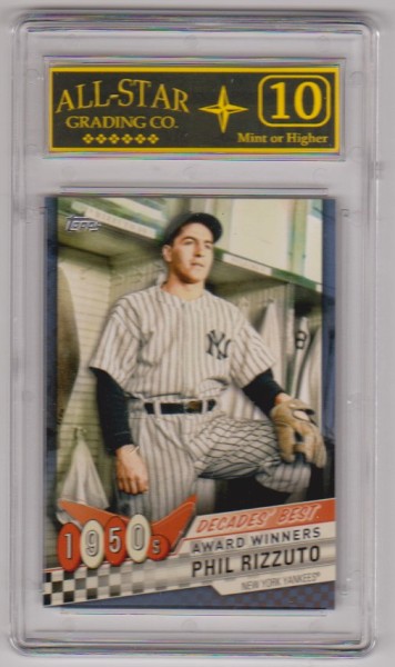 Graded 10 - Phil Rizzuto 2020 Topps Decades' Best #DB-10 Insert Card