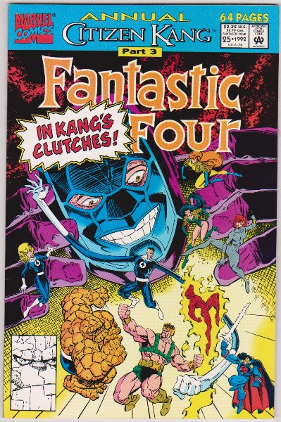 1992 Marvel Comics FANTASTIC FOUR Annual #25 Part 3 Issue