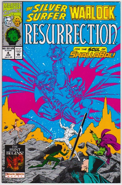 1993 The Silver Surfer + Warlock Resurrection #4 Issue - Marvel Comics