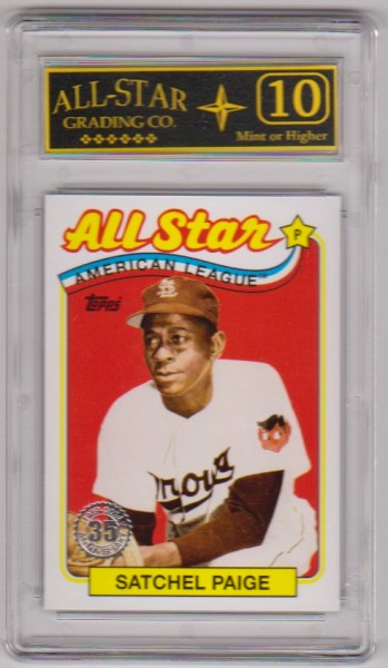 Graded 10 - Satchel Paige 2024 Topps 35th Anniversary #89ASB-45 Insert Card