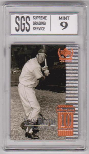 Graded Mint 9 - Stan Musial 1999 Upper Deck Century Legends #10 Card