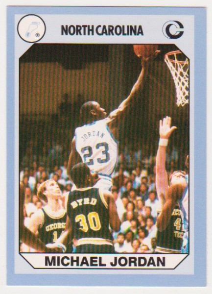 Michael Jordan 1990 North Carolina #89 College Card