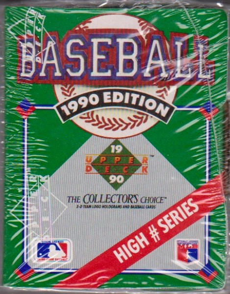 Sealed 1990 Upper Deck High # Series 100 Card Factory Set