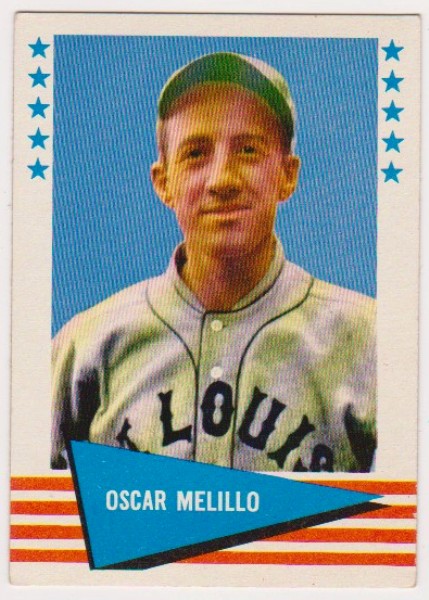 1961 Fleer Oscar Melillo #127 Card