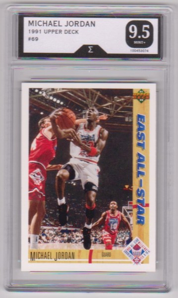 Graded Sigma Mint+ 9.5 - Michael Jordan 1991-92 Upper Deck #69 Card