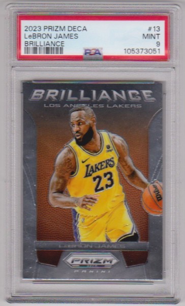 Graded PSA Mint 9 - Lebron James 2023-24 Panini Prizm Deca #13 Card