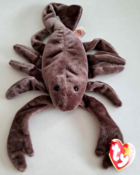 1998 Ty Beanie Baby STINGER THE SCORPION - With Original Tags