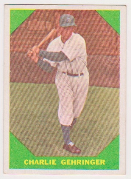1960 Fleer Charlie Gehringer #58 Card - HOF'er