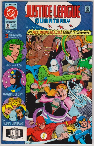 1991 DC Comics JUSTICE LEAGUE QUARTERLY #5 Issue