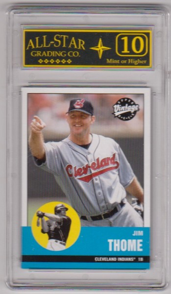 Graded 10 - Jim Thome 2001 Upper Deck Vintage #46 Card
