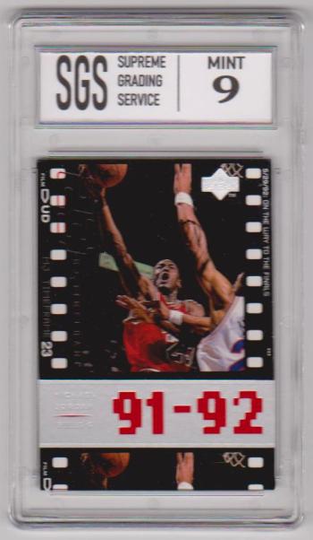 Graded Mint 9 - Michael Jordan 1998 Upper Deck Living Legends #56 Card