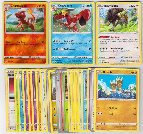 25 Different Pokemon Trading Cards w/ Charmeleon REVERSE HOLO + More