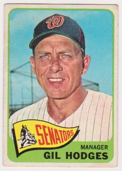 1965 Topps Gil Hodges #99 Card - HOF'er