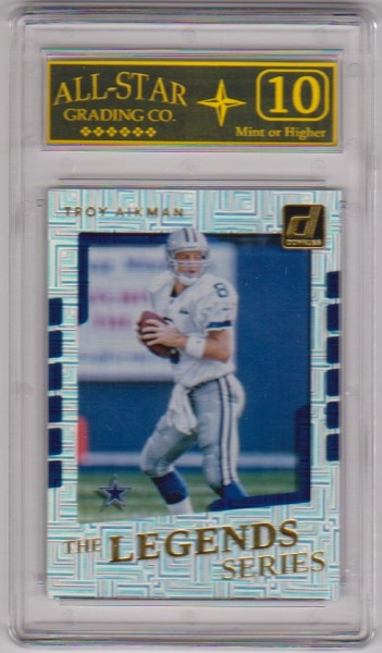 Graded 10 - Troy Aikman 2017 Donruss The Legends Series #7 Card