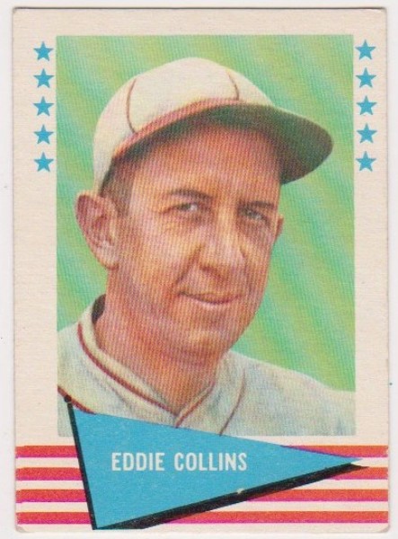 1961 Fleer Eddie Collins #16 Card - HOF'er