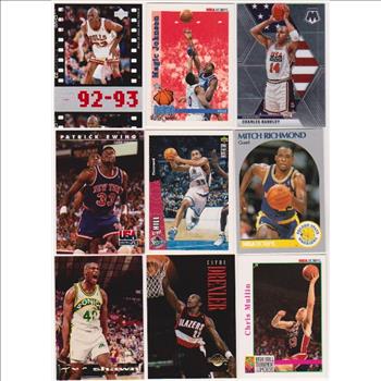 Basketball Card Collection w/ Michael Jordan, Magic Johnson + More
