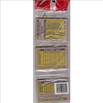 1987 Topps Baseball 49 Card Rack Pack w/ Rickey Henderson On Front