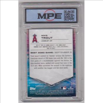 Graded MPE Mint 9 - Mike Trout 2021 Bowman's Best #1 Card