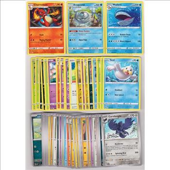 50 Different Pokemon Trading Cards w/ Charmeleon + More