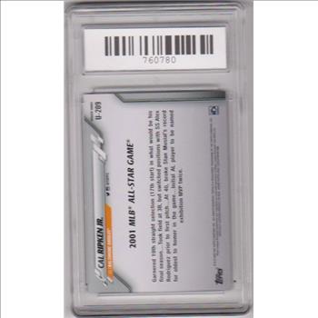 Graded Mint 9 - Cal Ripken, Jr. 2020 Topps Update #U-209 Card