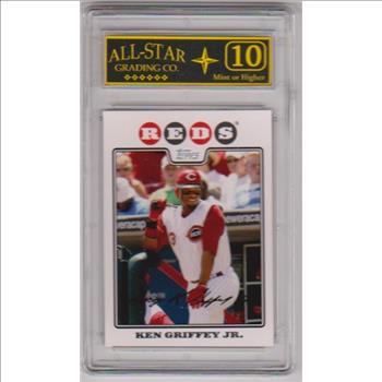 Graded 10 - Ken Griffey Jr. 2008 Topps #580 Card