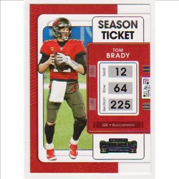 Tom Brady 2021 Panini Contenders #91 Card