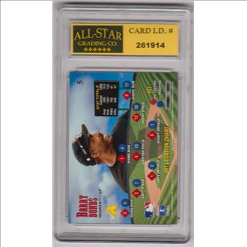 Graded 10 - Barry Bonds 1995 Pinnacle Zenith #5 Card