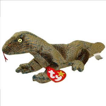 1999 Ty Beanie Baby Scaly The Lizard - New With Tags