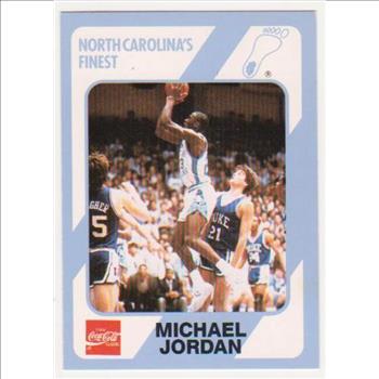 Michael Jordan 1989 North Carolina #18 College Card