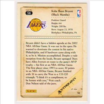 Kobe Bryant 2012 Panini Anthology #56 Card