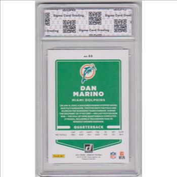 Graded Sigma Mint 9  - Dan Marino 2021 Donruss #66 Card