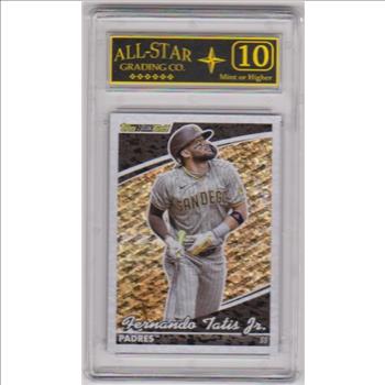 Graded 10 - Fernando Tatis Jr. 2022 Topps Black Gold #BG-21 Insert Card
