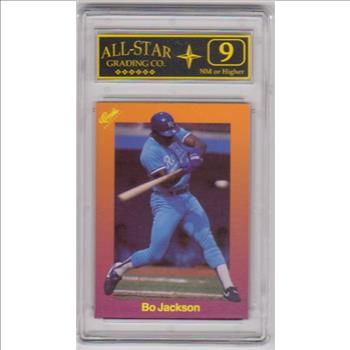 Graded 9 - Bo Jackson 1989 Classic Baseball #122 Card