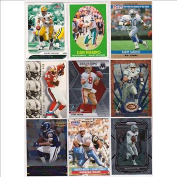 Football Card Collection 1990-2022 w/ Brett Favre, Dan Marino + More
