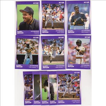 1990 Star Barry Bonds 11 Card Set