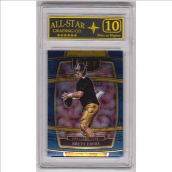 Graded 10 - Brett Favre 2022 Panini Select Draft Picks #51 Card