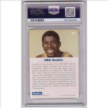 Graded PSA Mint 9 - Magic Johnson 1992 Skybox USA #29 Card
