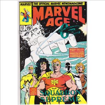 1989 MARVEL AGE #82 Issue - Marvel Comics