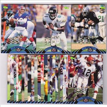 Only 499 Exist - 25 Different 1995 Classic NFL Experience Printers Proof Insert Cards w/ Tim Brown + More