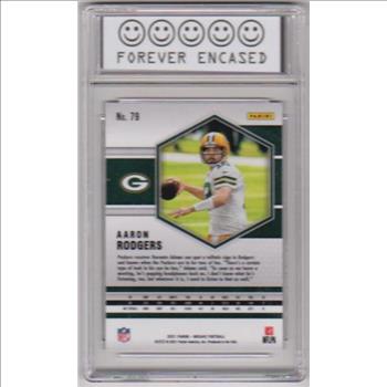 Graded Mint 9 - Aaron Rodgers 2021 Panini Mosaic #79 Card