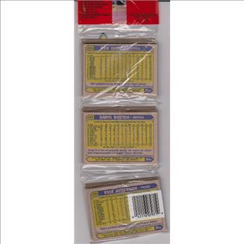 1987 Topps Baseball 49 Card Rack Pack w/ Whitey Herzog On Front