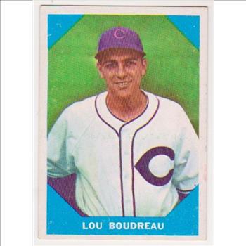 1960 Fleer Lou Boudreau #16 Card - HOF'er