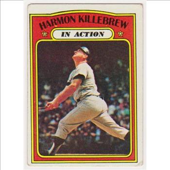 1972 Topps Harmon Killebrew #52 Card - HOF'er