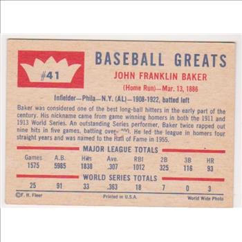 1960 Fleer Frank 